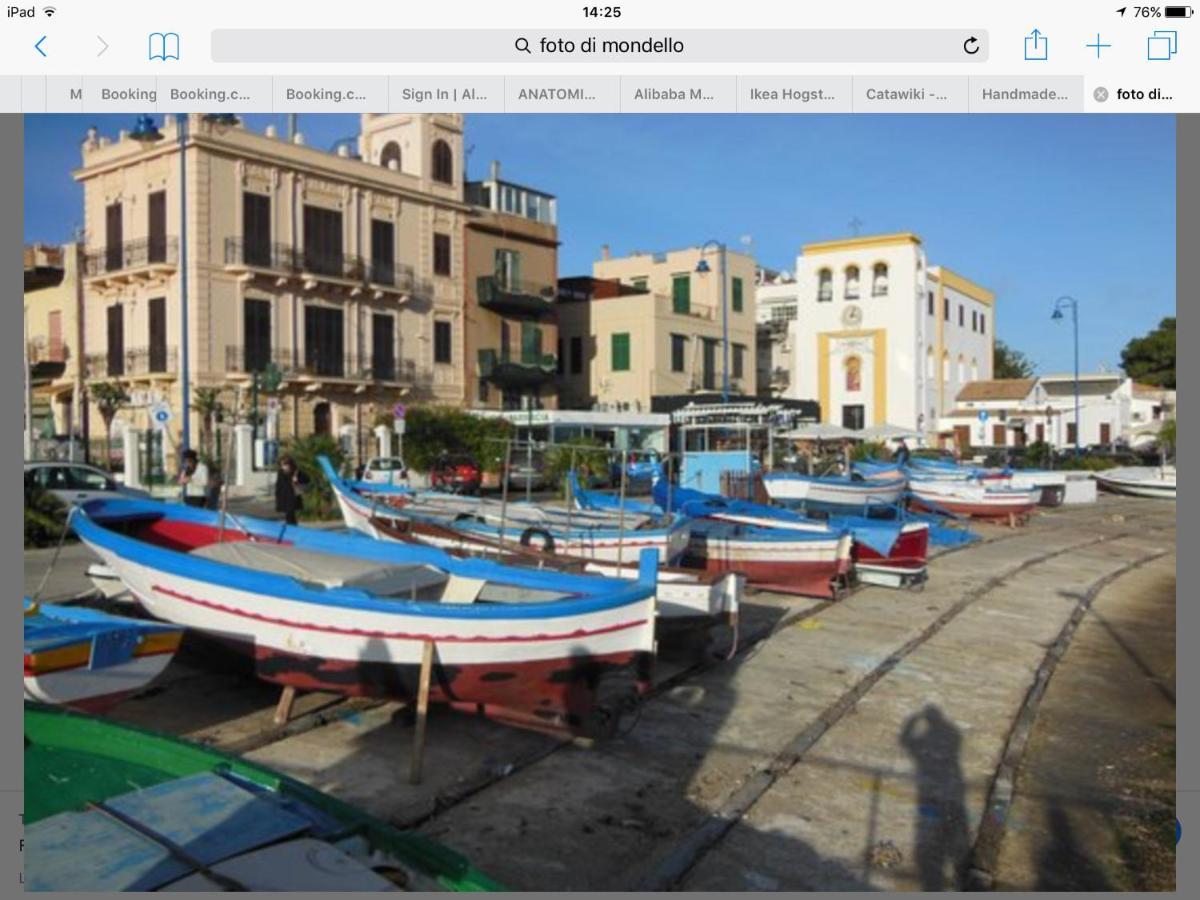 La Casetta Di Lucia Mondello Bagian luar foto